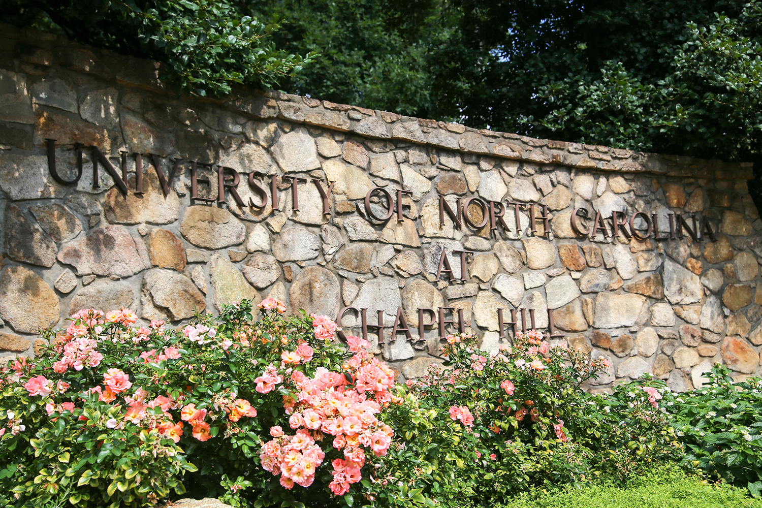 UNC Chapel Hill Sign Representing UNC Chapel Hill